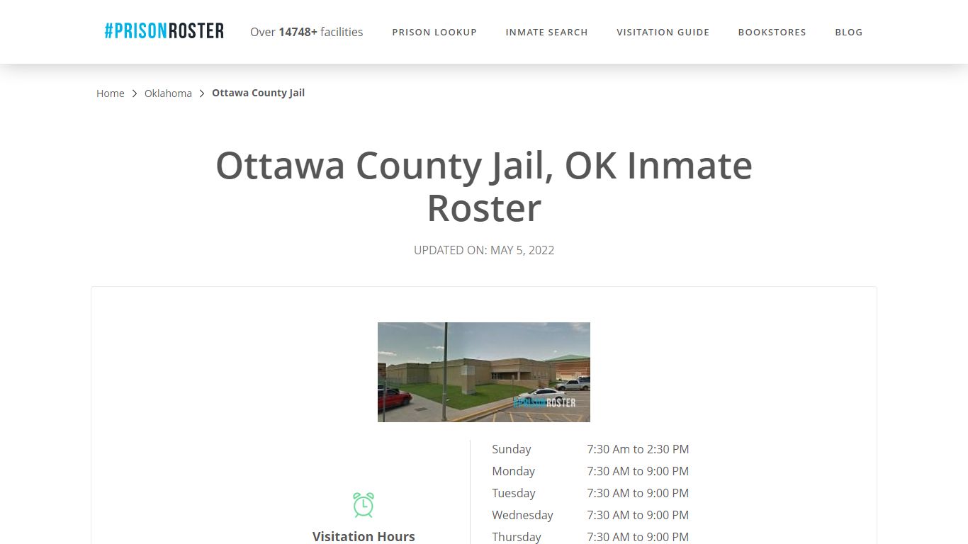 Ottawa County Jail, OK Inmate Roster